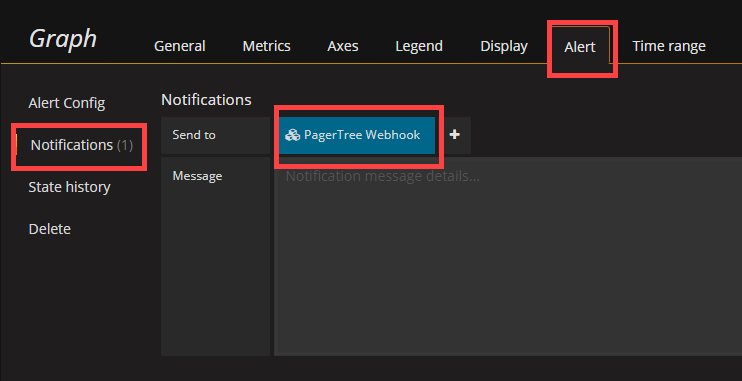 grafana  PagerTree Webhook